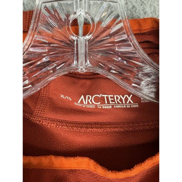 ARC'TERYX Delta Hoody Men’s XL Burnt Orange Baselayer Fleece Casual Performance - Picture 3 of 11